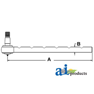 UJD00974    Tie Rod---Replaces AL38646